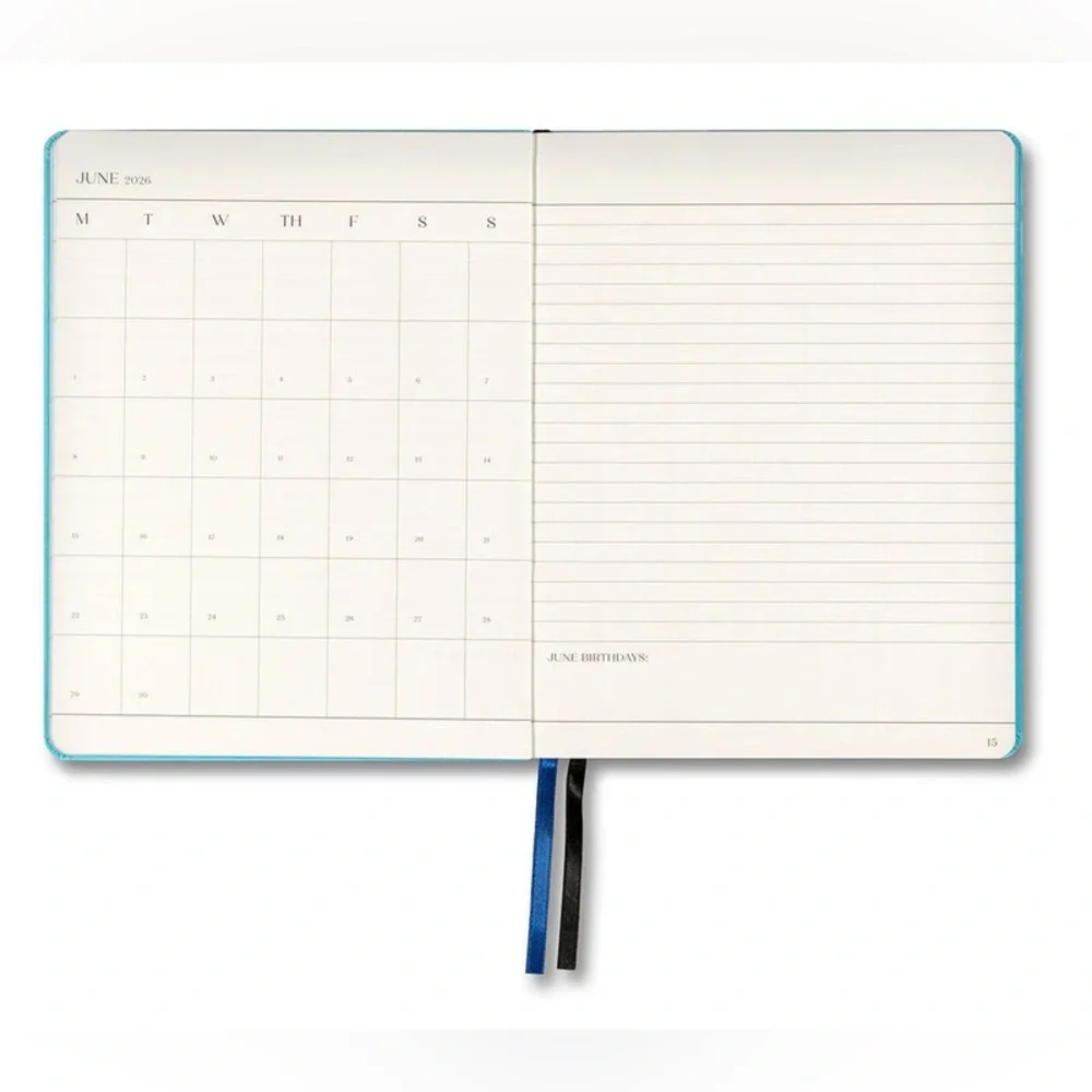 New Sofia Coppola Important Flowers 2026 Monthly Weekly Planner w/signature card - Picture 4 of 12